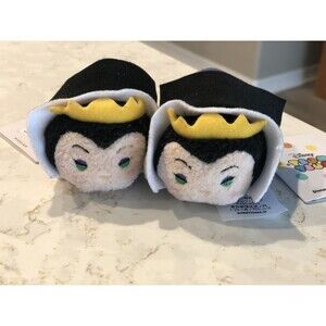 Disney Parks Evil Queen Tsum Tsum Plush Mini Villains Collections Toy Lot Of 2